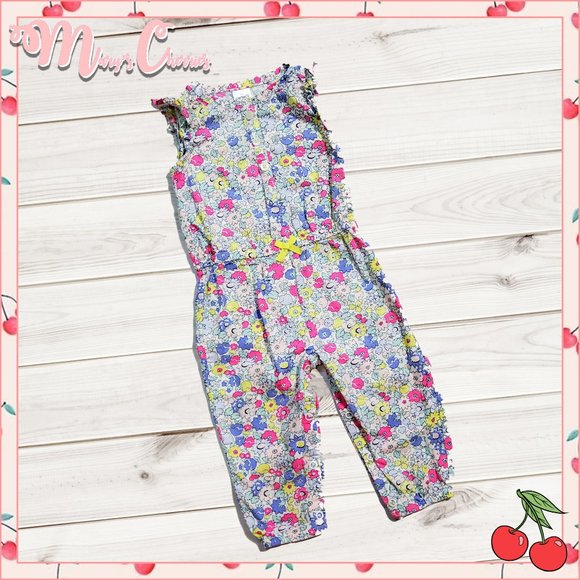 🍒 Floral Jumpsuit - Picture 1 of 6